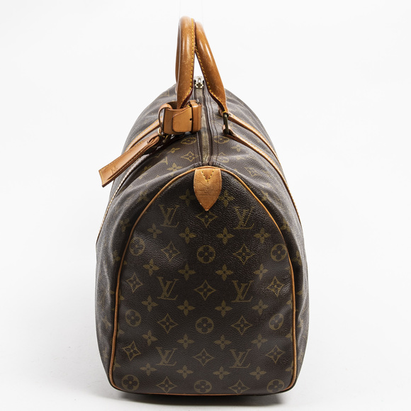 Louis Vuitton Keepall 45 in Brown Monogram Canvas - Picture 3 of 7